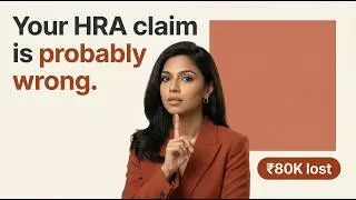 The ₹80,000 Tax Mistake Hidden in Your HRA Claim