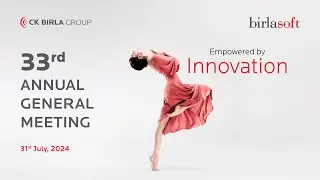 33rd Annual General Meeting of Birlasoft