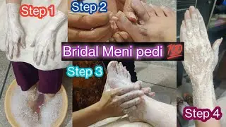 Manicure pedicure at home 💯 Results /bridal manicure pedicure at home |pedicure at home