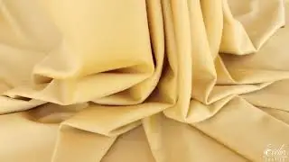 Stofa subtire din casmir galben ocru