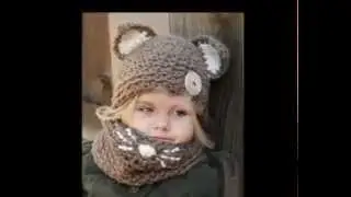 Красивые детские шапки для девочек