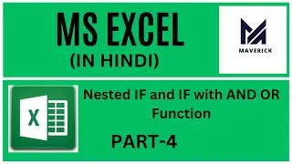 EXCEL-04-Nested IF  and IF with AND OR  Function| Learn Excel in Hindi