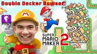 Double Decker Bowser Mario Maker 2 on HobbyFamilyTV