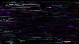 VHS Glitch | Digital TV Signal Distorted Noise & Glitch Overlay