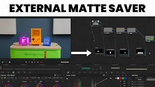 Using EXR Layers - External Matte Saver for Multi-mattes in DaVinci Resolve