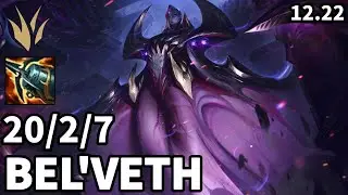 Bel'Veth Jungle vs Kindred - KR Master | Patch 12.22
