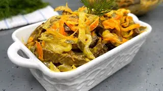 Обалденно Вкусный САЛАТ из самых простых продуктов! Всего 4 продукта в составе! Салат 
