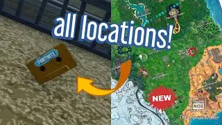 Fortnite Collect visitor recording on the floating island and in retail row (locations)