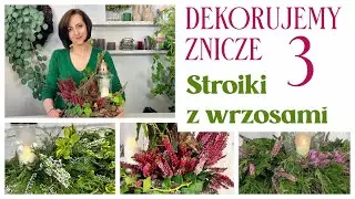 JAK UDEKOROWAĆ ZNICZE / MAŁE STROIKI Z WRZOSAMI / DIY