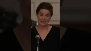Mary’s speech had us all looking like Missy and Georgie in the pews. 