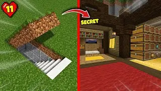 I Build A Secret Underground Base In Minecraft PE 1.21 Survival Series | Bigshot Gamerz