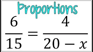 How to Use Cross Products to Solve for an Unknown in a Proportion & Check Your Answer