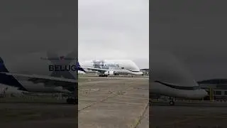 From landing to takeoff, the #BelugaXL made quite the splash at #Heathrow. 🛬 🐋 🛫