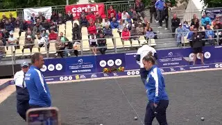Championnat de France doublette mixte Sarah Gilais-Laurent Richard, 32ème et 16ème à St Flour (15)