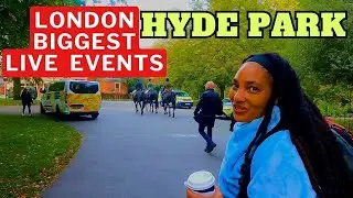 Walking for serenity in the World Famous  Hyde Park