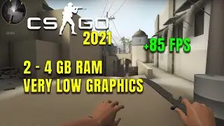 How To Run CS:GO on 2GB RAM (LOWEST GRAPHICS POSSIBLE) (2021 UPDATE)