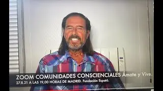 ANUNCIO DEL ZOOM SOBRE COMUNIDADES CONSCIENCIALES ÁMATE Y VIVE.