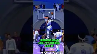 2K25 LeBron build blocks the shot and throws down his signature tomahawk dunk in transition🦁👑 #2k