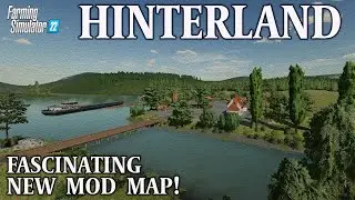 “HINTERLAND” FS22 MAP TOUR! | FASCINATING NEW MOD MAP! | Farming Simulator 22 (Review) PS5.