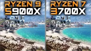 Ryzen 9 5900X vs Ryzen 7 3700X Benchmarks – 15 Tests 🔥
