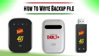 Jazz Devices Backup File | How to Write Backup File On Jazz MF673 W02 And Zong MF25 By KING SOFTWARE
