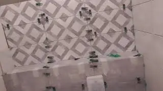 Так делать нельзя!!! Укладка плитки в туалете.  ЖК. Красный Аксай.