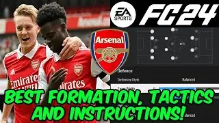 EA FC 24 - BEST ARSENAL Formation, Tactics and Instructions