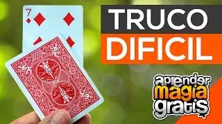 Truco de magia con cartas avanzado revelado - La carta se da vuelta sola - Truco de magia difícil