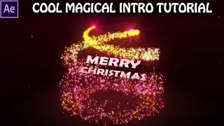 Cool magical intro in after effects tutorial | Merry Christmas | Trapcode particular tutorial