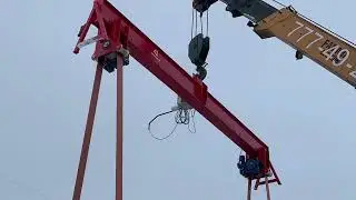 Испытания Кантователя Электромеханического Подвесного ГРП-КЭМП-10000 - 