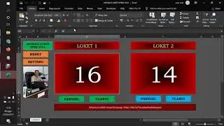 Aplikasi Loket Antrian Gratis berbasis file Excel VBA