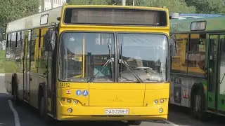 Поездка в автобусе МАЗ-103.562,г/№ АО 2268-7,марш.311