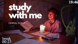 LIVE | 12-HOUR study with me 📚🌧 rain sounds & pomodoro timer 60 & 10