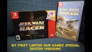 Star Wars Episode 1 Racer | Unboxing my first Limited Run Games special edition