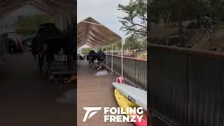 Great little dock start session foiling in China