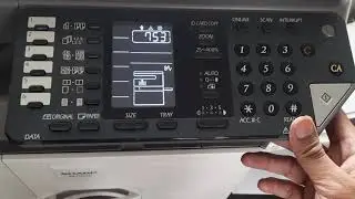 How To Set Password Sharp AR-7024D