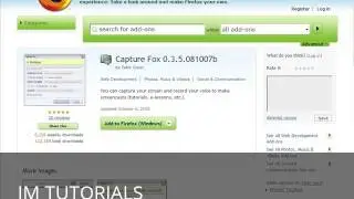 Create Your Own Screen Capture Videos From Within Firefox Using a Simple FREE Add On
