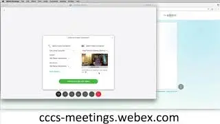 Webex - Set Up Meeting Room