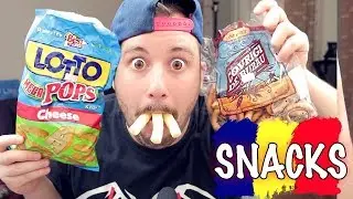 Greek Guy Trying Weird Romanian Candy + Snacks 🔥
