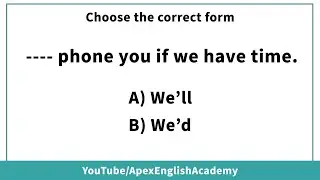 Can You Choose The Correct Form Of The Verb  |  Gap Filling Test | Grammar Test