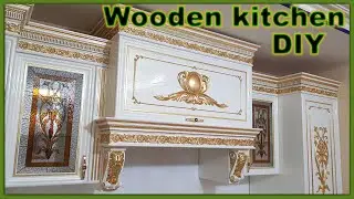 Wooden kitchen classic style. How we made the kitchen!