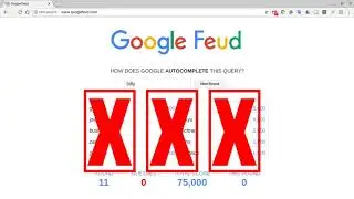 Playing Google Feud
