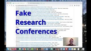 What are Predatory Research Conferences? (and how to avoid them)