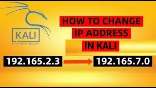 how to change ip address in kali linux