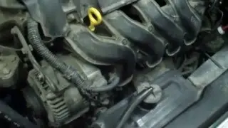 TOYOTA FIELDER замена лобового сальника к-  вала