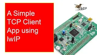 Simple TCP Client Application using lwIP on STM32