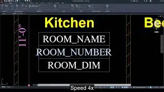 How to use Attributes in AutoCAD 2020 | 4k Video