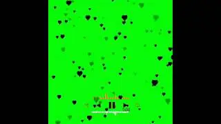 Trending heart layer for your whatssap status  green screen