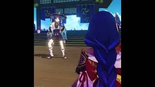 SCARAMOUCHE Meets RAIDEN SHOGUN EI See Tinh Dance | Genshin Impact 