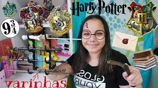 COLEÇÃO DE VARINHAS  DO HARRY POTTER #harrypotter